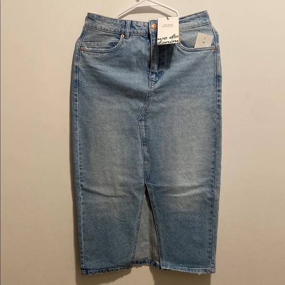 Vera Moda Women's Blue Denim Skirt - Picture 1 of 6